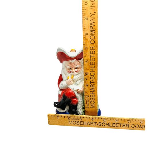 Fitz and Floyd Pitcher Creamer 1992 Santa Vintage 7” 16 oz  EUC EUC - Picture 7 of 8